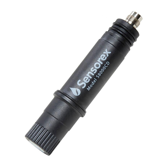 Sensorex 8000 Series Product Instruction Sheet