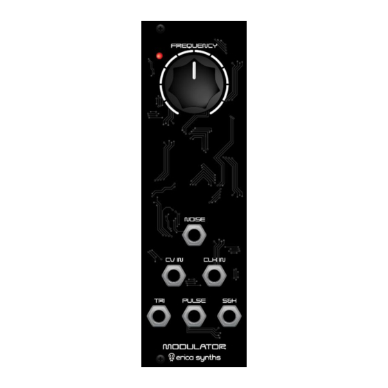 Erica Synths DIY MODULATOR Manual To Assembly