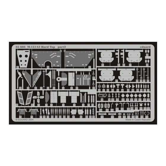 Eduard M-151A2 Hard Top Quick Start Manual