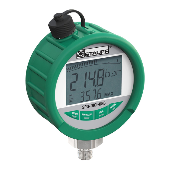 STAUFF SPG-DIGI Quick Manual