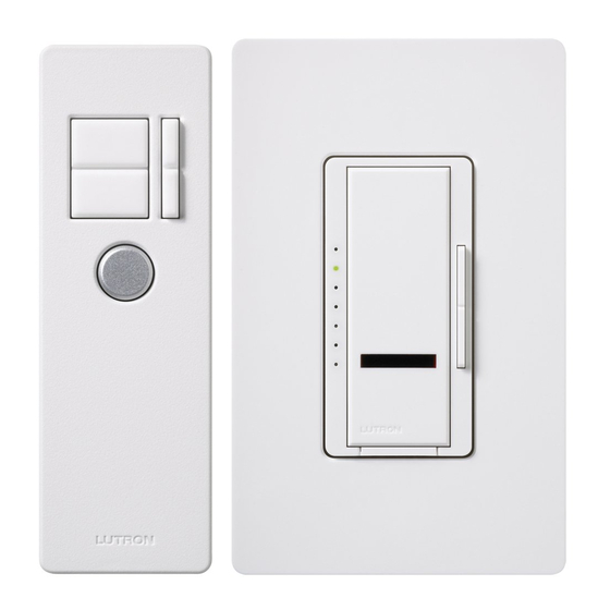 Lutron Electronics Maestro IR MIR-600 Installation Manual