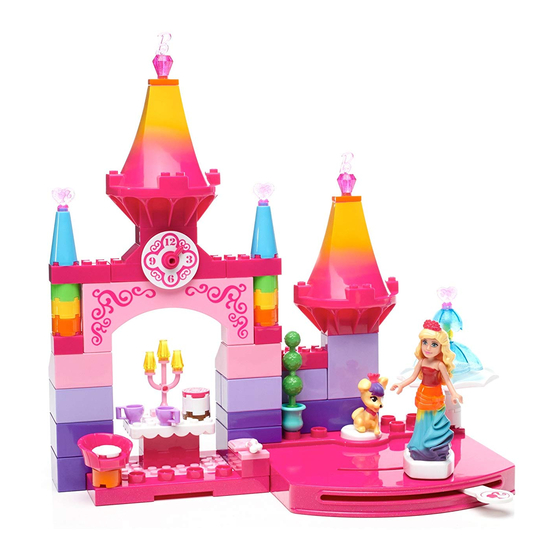 Mega Construx Barbie DREAMTOPIA Rainbow Princess Castle Manual