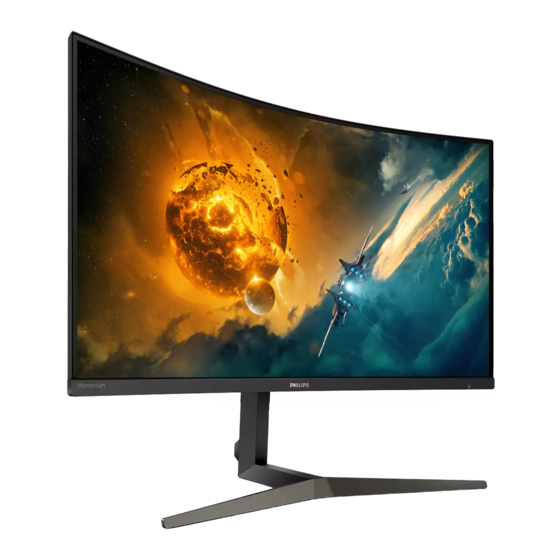Philips Momentum 325M2 Monitor Manuals