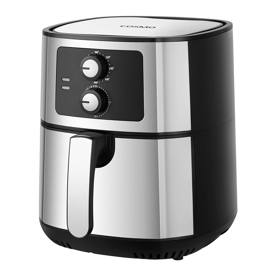 Cosmo COS58AFAKSS 5.5 Air Fryer Manual ManualsLib