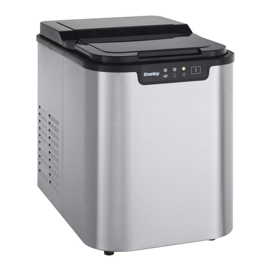 Danby DIM2500SSDB, DIM2500RDB 25 lbs. Countertop Ice Maker Manual