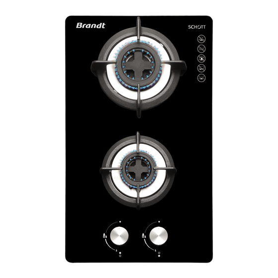 Brandt TG2232BBL User Manual And Installation Instructions
