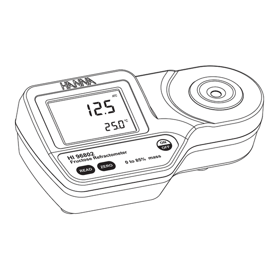 PEWA K&S HANNA instruments HI 96802 Instruction Manual