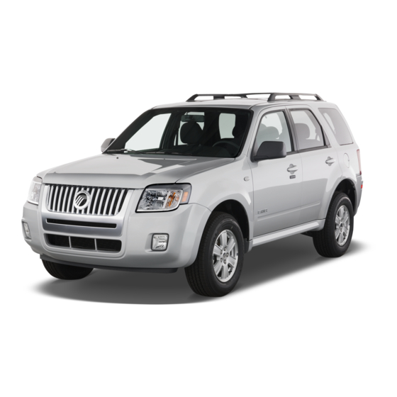 Mercury 2009 Mariner Quick Reference Manual