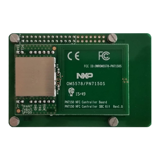 NXP Semiconductors OM5578/PN7150S User Manual