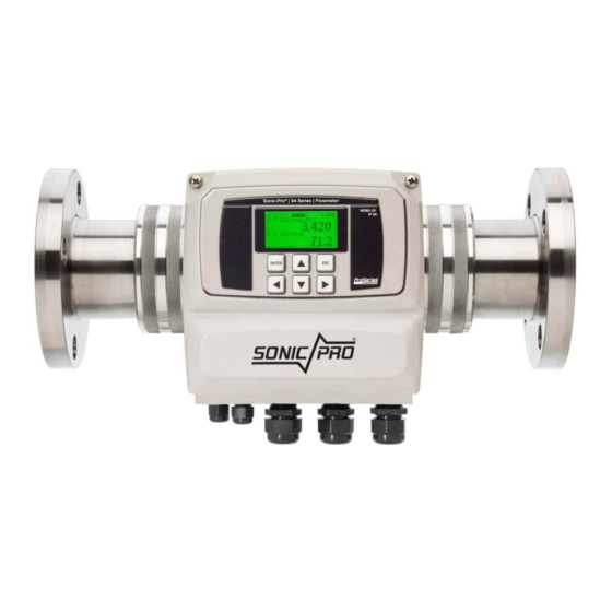 Blue-White ProSeries SONIC-PRO S4 Series Installation And Operating Manual