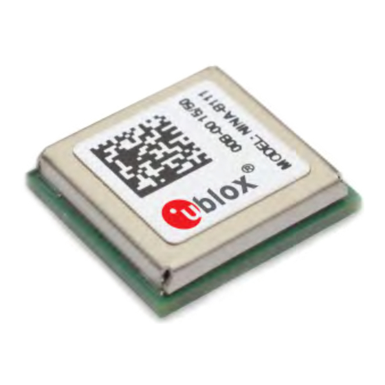 u-blox NINA-B1 Series Manual