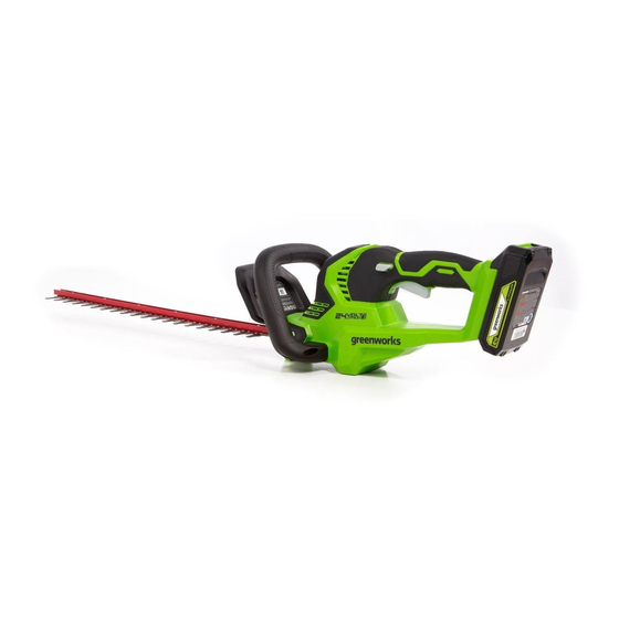 GreenWorks 24H20 Operator's Manual