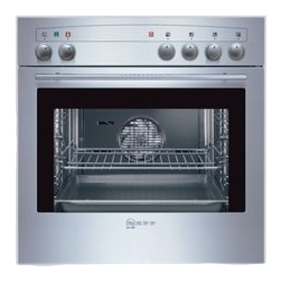 NEFF E1461A2/01 INSTRUCTIONS FOR USE MANUAL Pdf Download ManualsLib