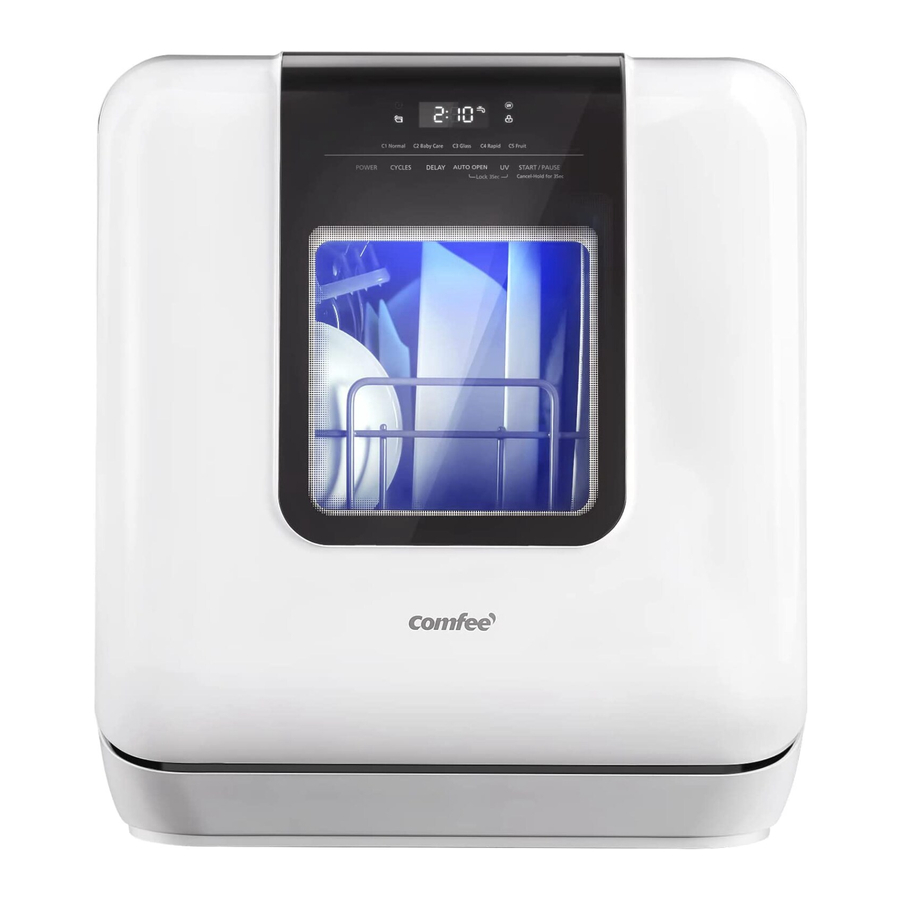 Comfee CDC17P2AWW 6L Countertop Dishwasher Manual ManualsLib