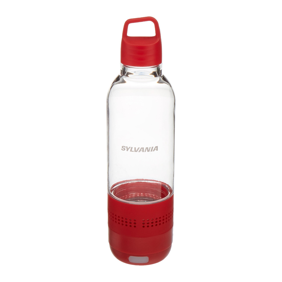 Sylvania SP650 - Water Bottle Speaker Manual | ManualsLib