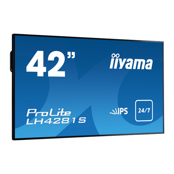 Iiyama LH4281S User Manual