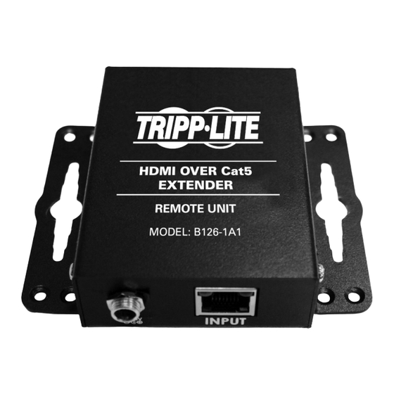 Tripp-Lite B127F-1A1-MM-HH HDMI Fiber Manuals