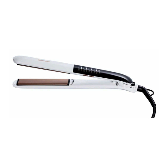 Grundig HS 7831 Hair Straightener Manuals