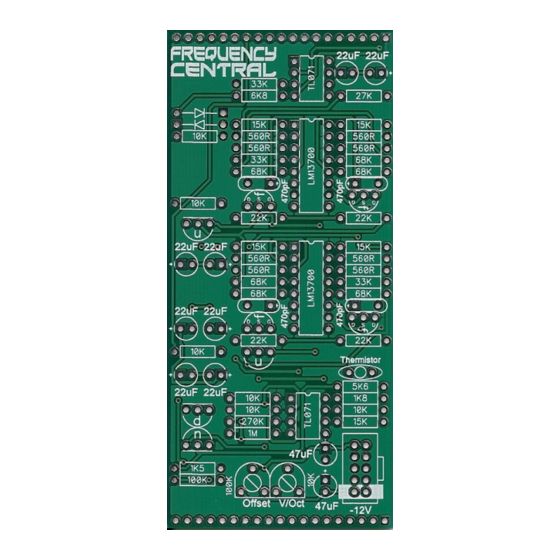 Frequency Central System X Filter 2 Build Documentation
