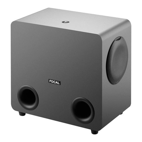 Focal SUB ONE User Manual