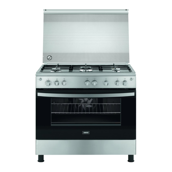 Zanussi ZCG92356XA User Manual