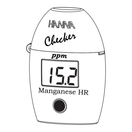 Hanna Instruments HI 709 Instructions