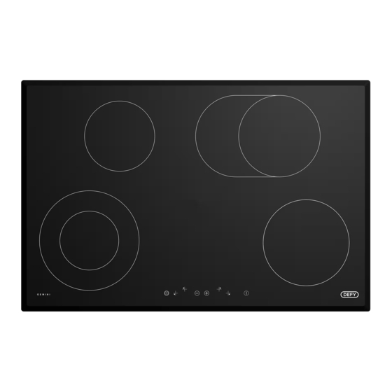 Defy GEMINI 770 TC BV Quick Start Manual