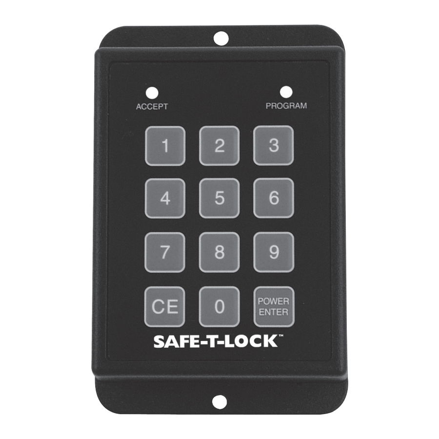 SSI SAFETLOCK, SAFETLOCK PLUS Programmable Code Switch Manual