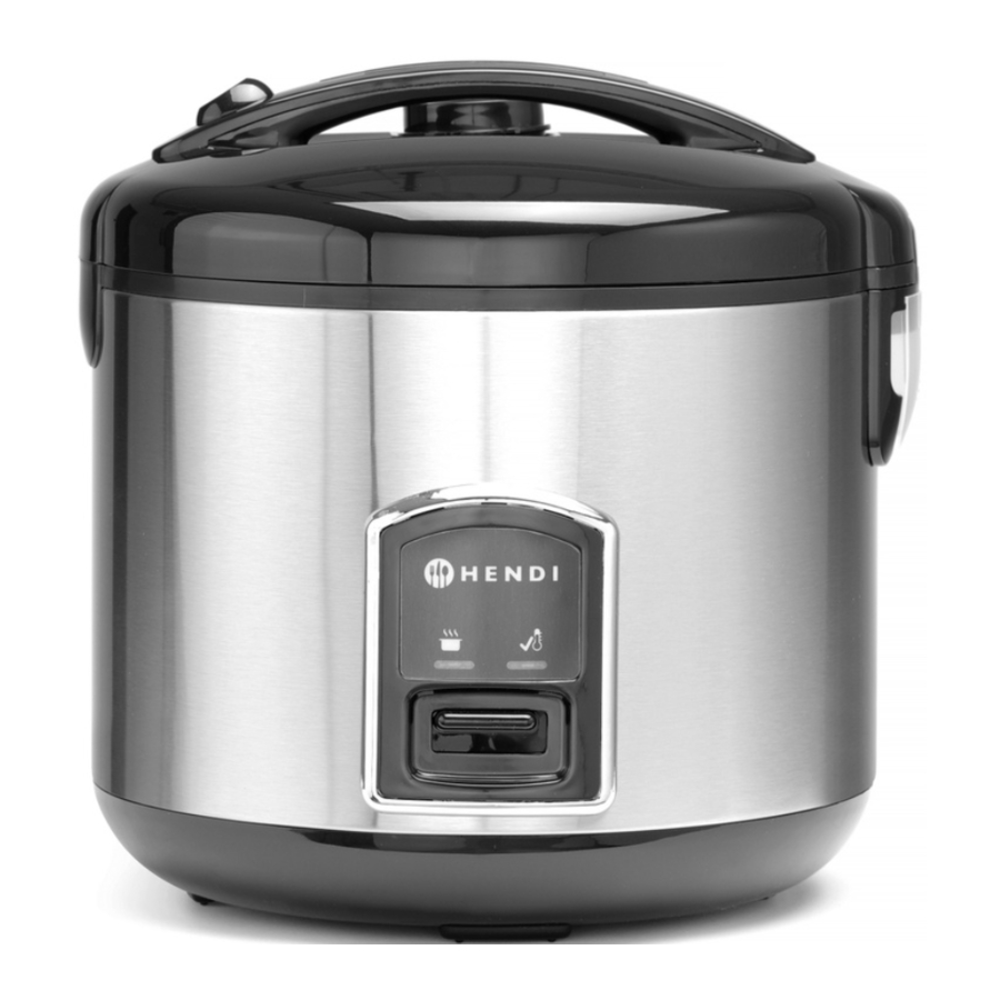 HENDI 240410 - RICE COOKER Manual