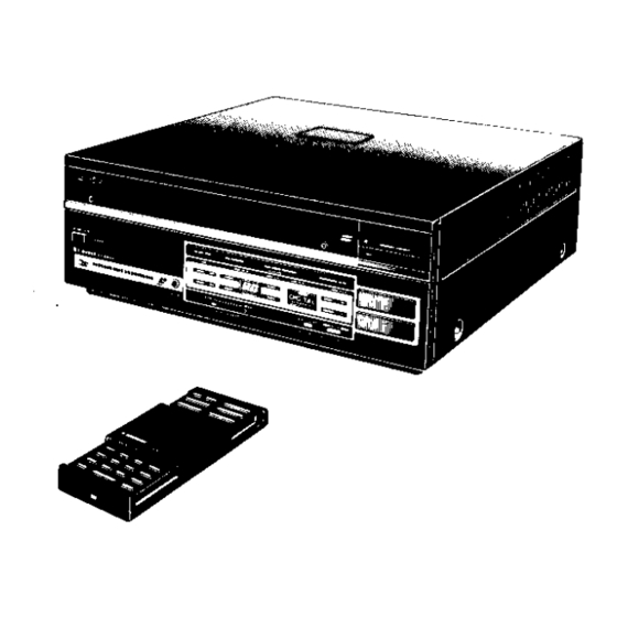 Pioneer CLD-900 Service Manual