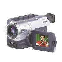 Sony Handycam DCR-TRV140E Operating Instructions Manual