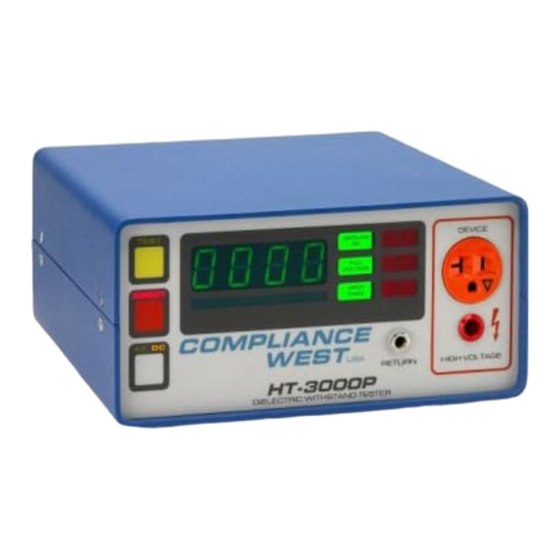 Compliance West HT-3000P-1A-AC Instruction Manual