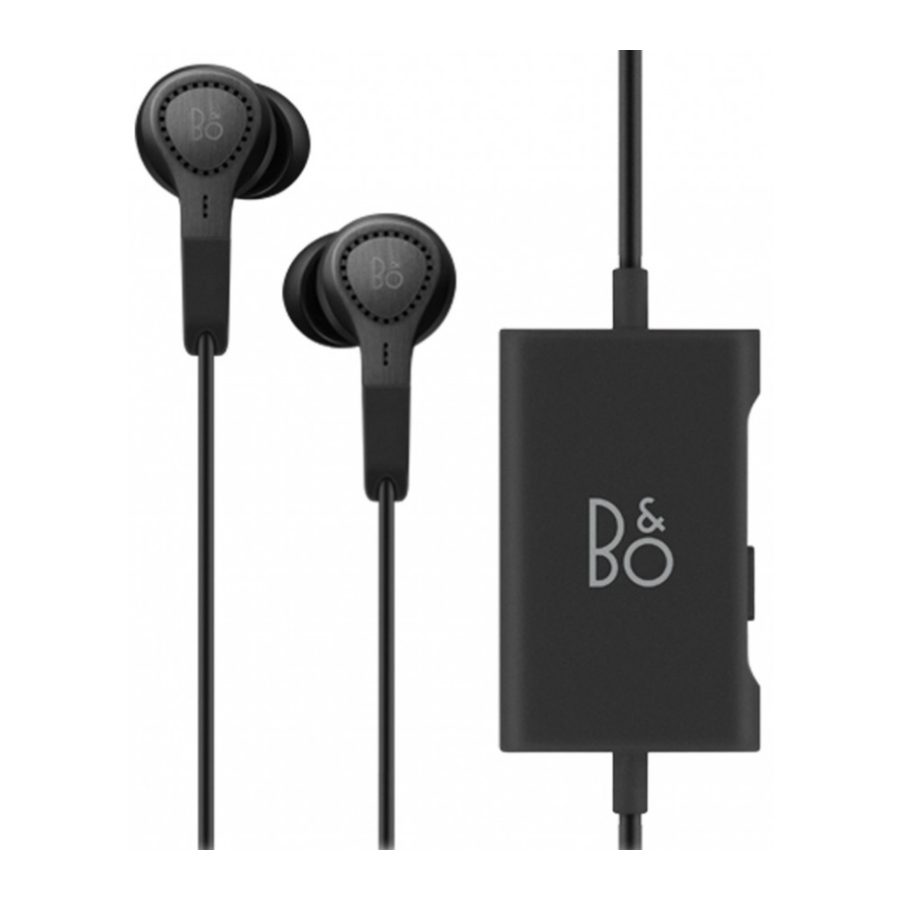 Bang & Olufsen Beoplay E4 Manuals