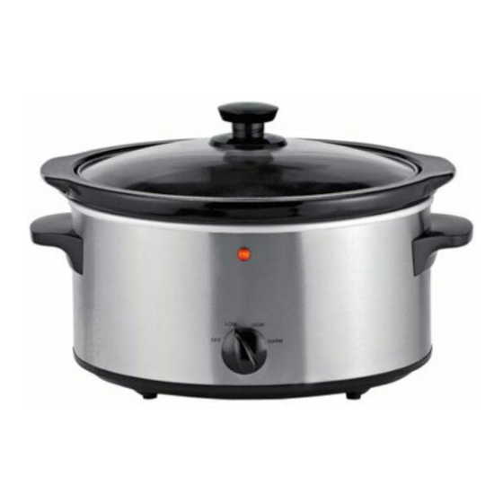 Tesco SC356 Slow Cooker Manual ManualsLib