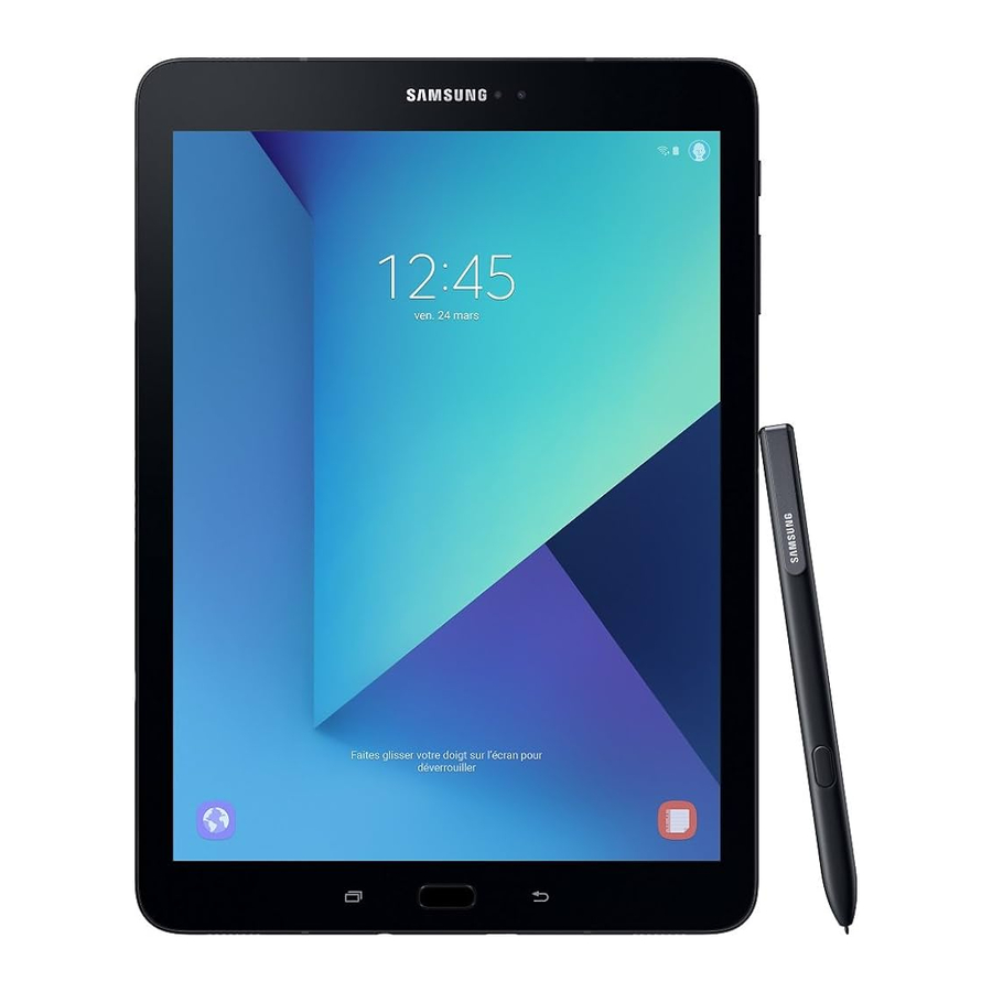 Samsung Galaxy Tab S3 - Tablet Manual | ManualsLib