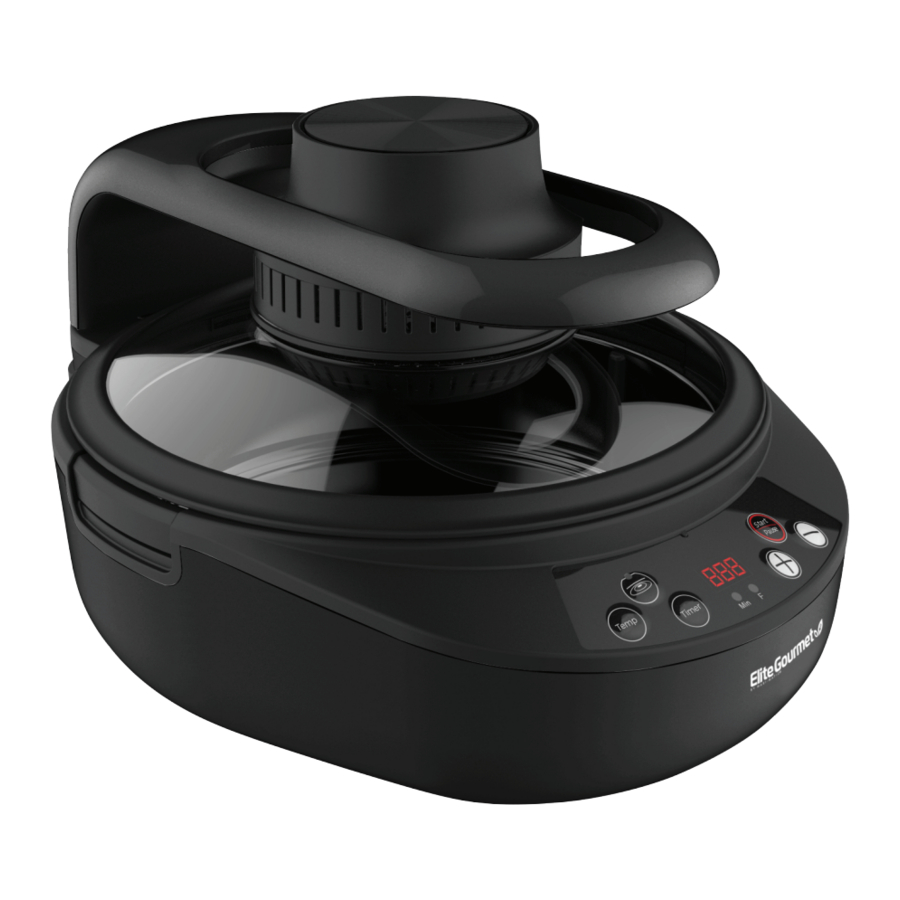 Elite Gourmet EAF4700 - 5QT. Digital Turbo Air Fryer Manual