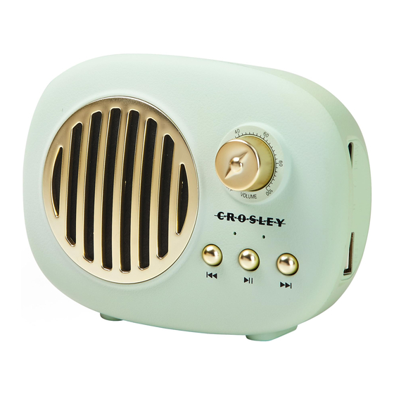 Crosley CR3044A Instruction Manual