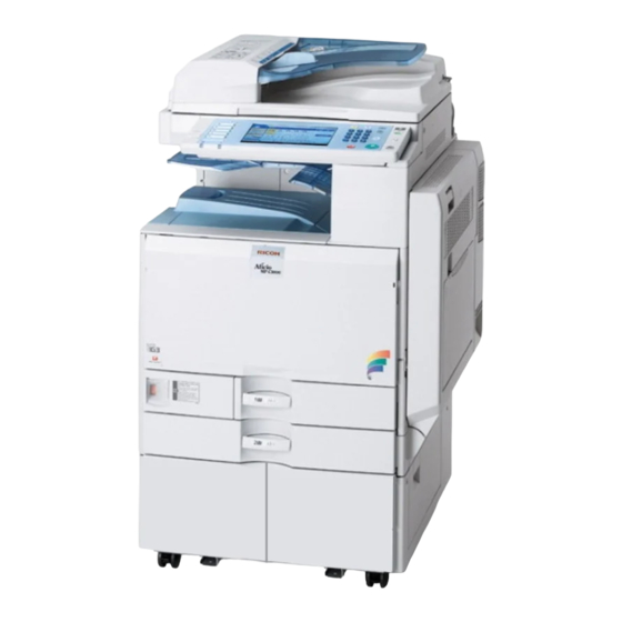 Ricoh Aficio MP C3500 Series Specifications