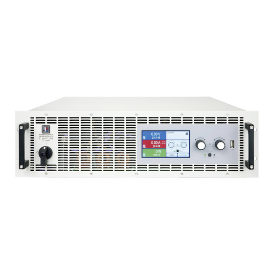 Elektro-Automatik PSI 9000 3U Series Operating Manual