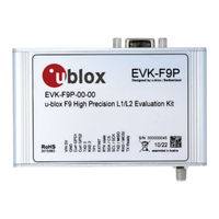 Ublox EVK-F9P-00 User Manual
