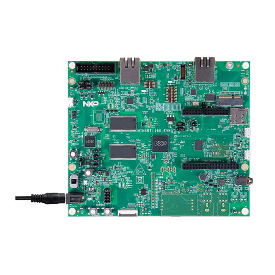 NXP Semiconductors MIMXRT1160-EVK Quick Start Manual