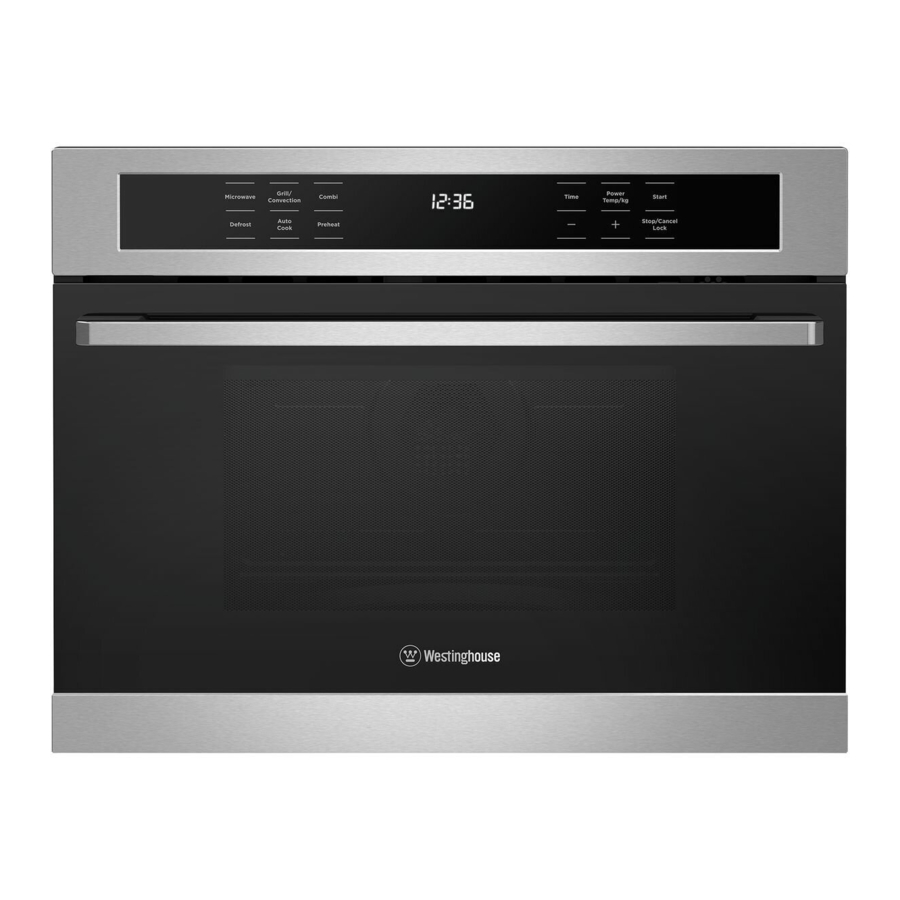 Westinghouse WMB4425SC, WMB4425DSC - MICROWAVE OVEN Manual | ManualsLib