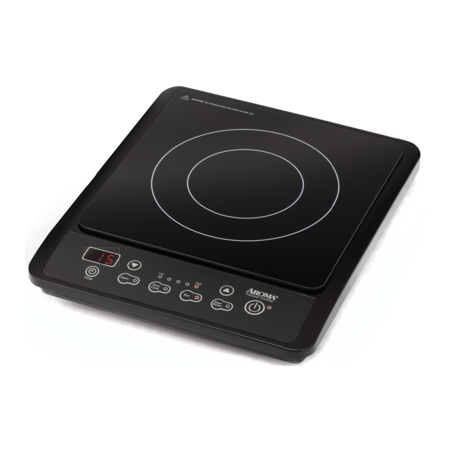 Aroma AID-505 - Induction Cooktop Manual | ManualsLib