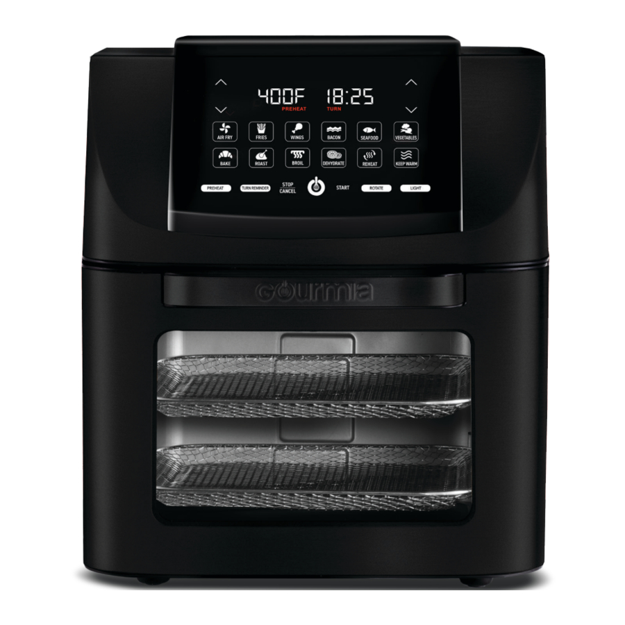 Gourmia GAF1230 - 14-Quart Digital All-in-One Air Fryer Manual | ManualsLib