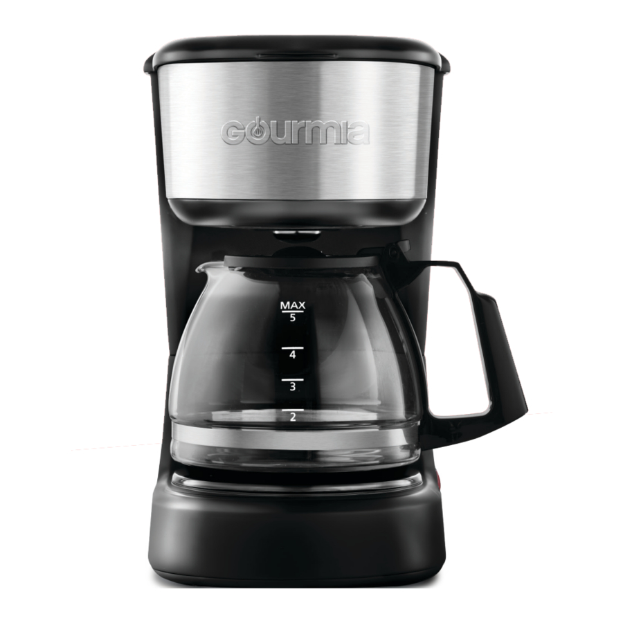 Gourmia GCM3510 - 12-Cup Coffee Maker Manual | ManualsLib