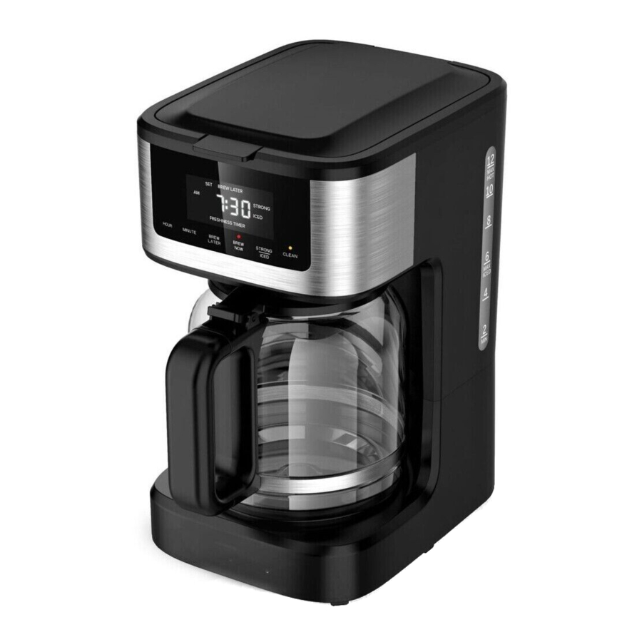 Gourmia GCM3260 - Programmable Hot and Iced Coffee Maker Manual ...