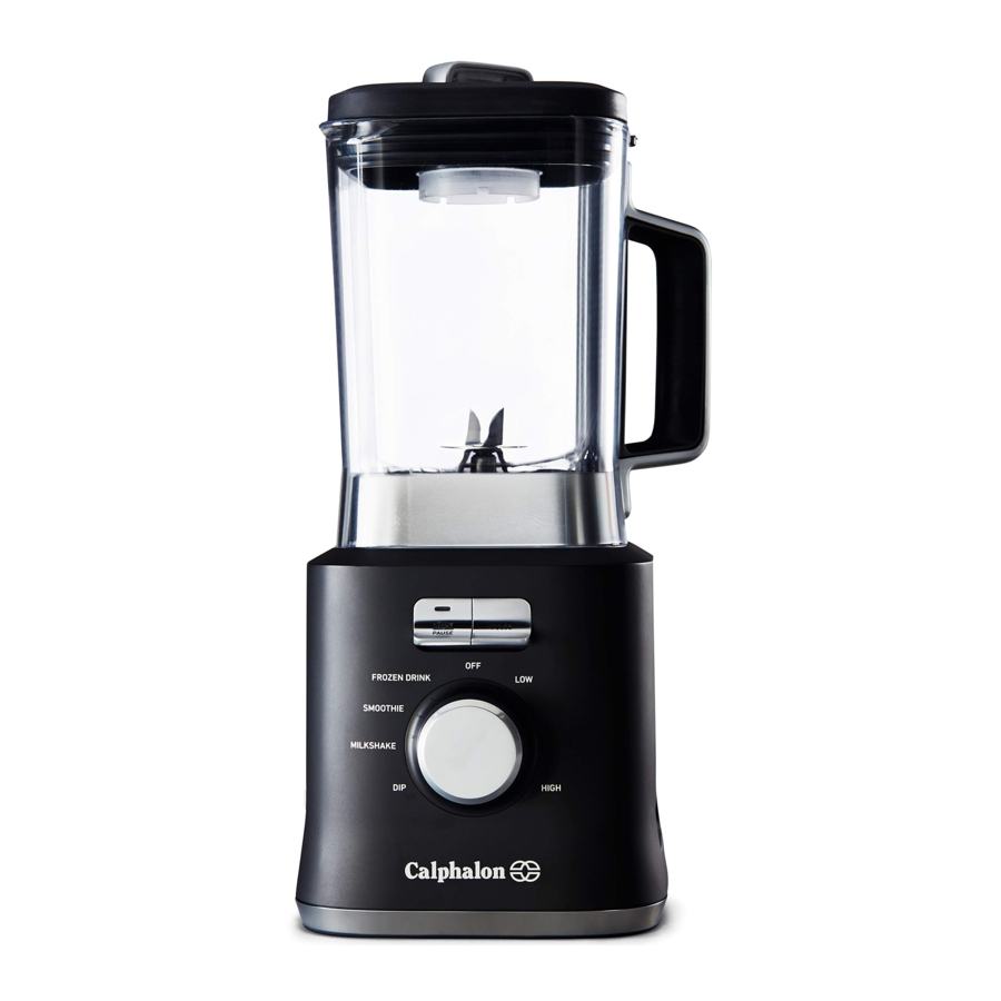 Calphalon BLCLMB3 PRECISION CONTROL BLENDER MANUAL ManualsLib