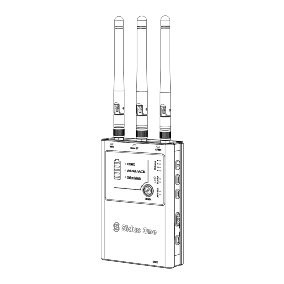 Aputure Sidus One Product Manual