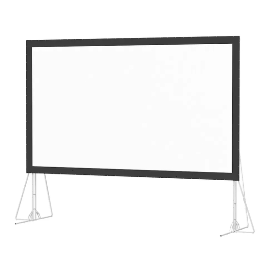 Da-Lite Fast-Fold truss Frame Instruction Book