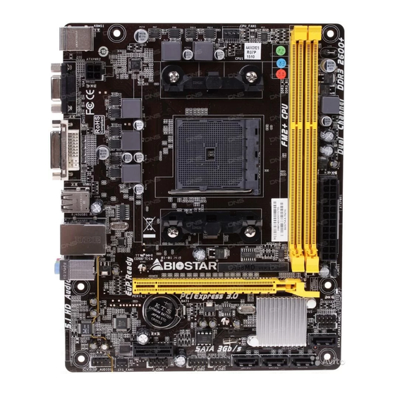 Biostar A58MD Setup Manual